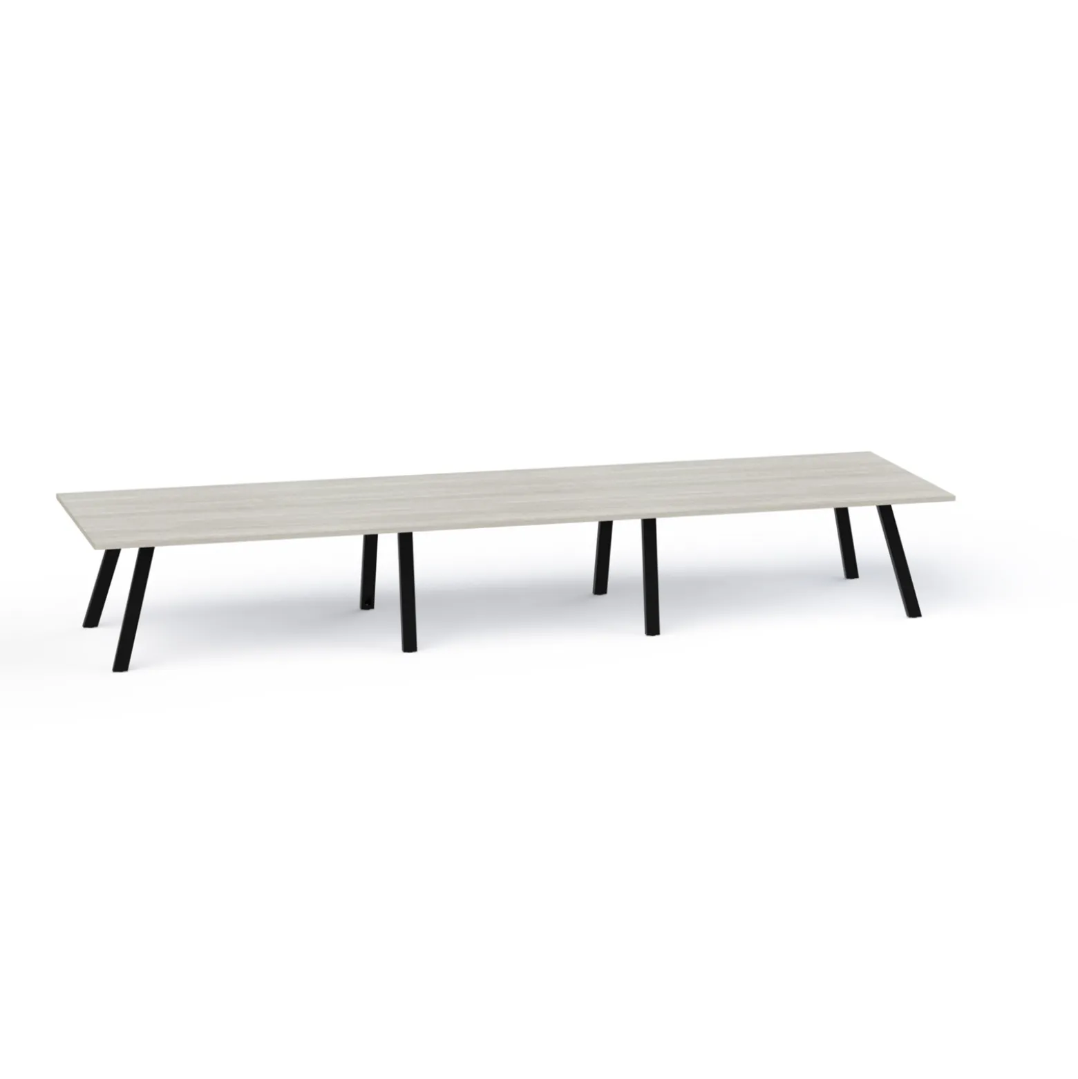 Plateaux Rectangular Powered Conference Table with 3MM Edge - 144W x 48D