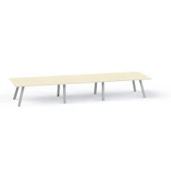 Plateaux Rectangular Powered Conference Table with 3MM Edge - 144W x 48D