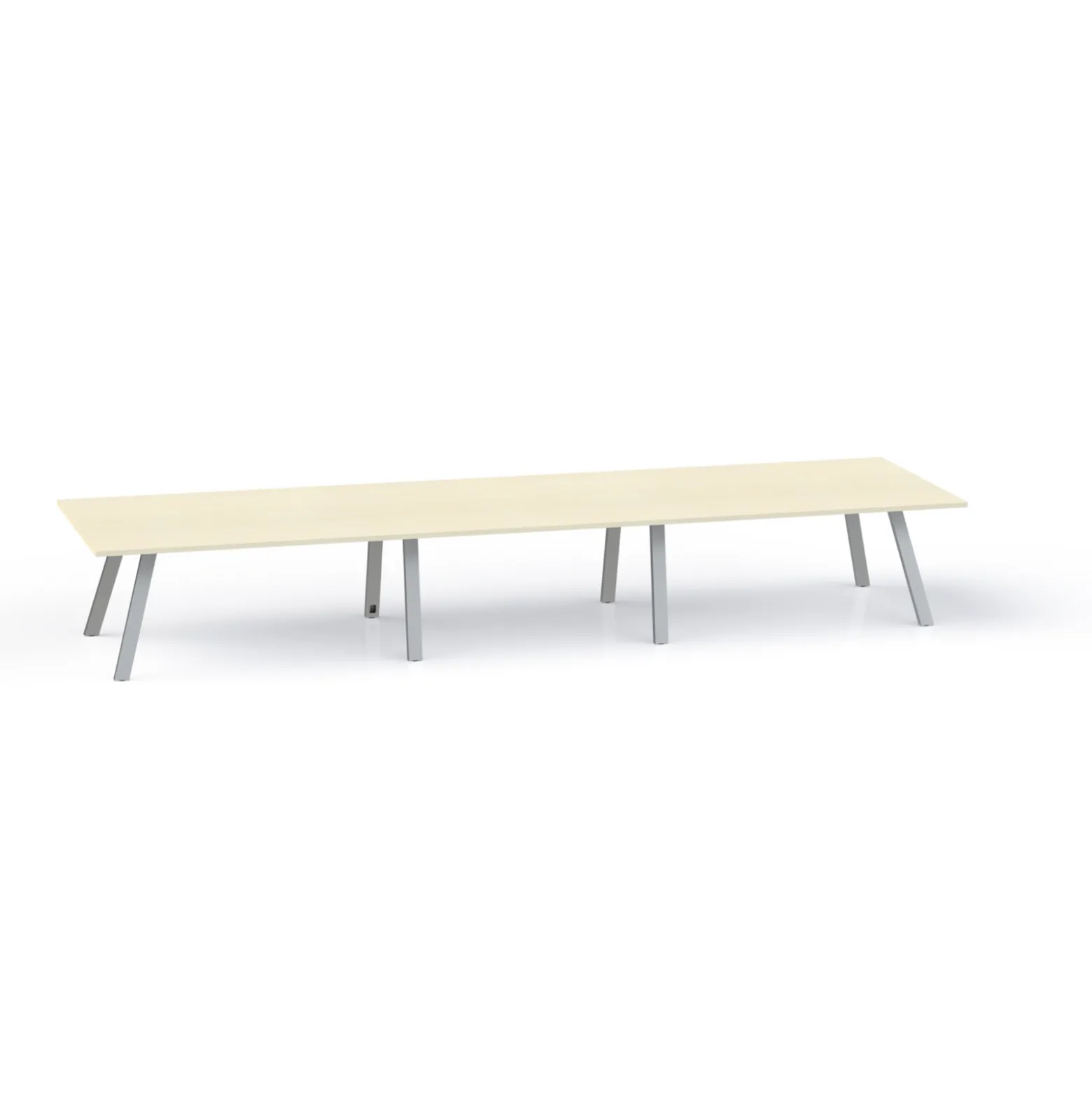 Plateaux Rectangular Powered Conference Table with 3MM Edge - 144W x 48D