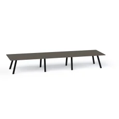 Plateaux Rectangular Powered Conference Table with 3MM Edge - 144W x 48D