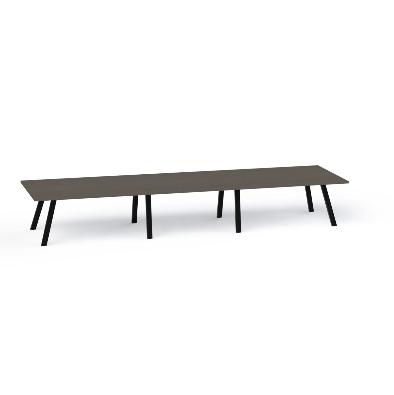Plateaux Rectangular Powered Conference Table with 3MM Edge - 144W x 48D