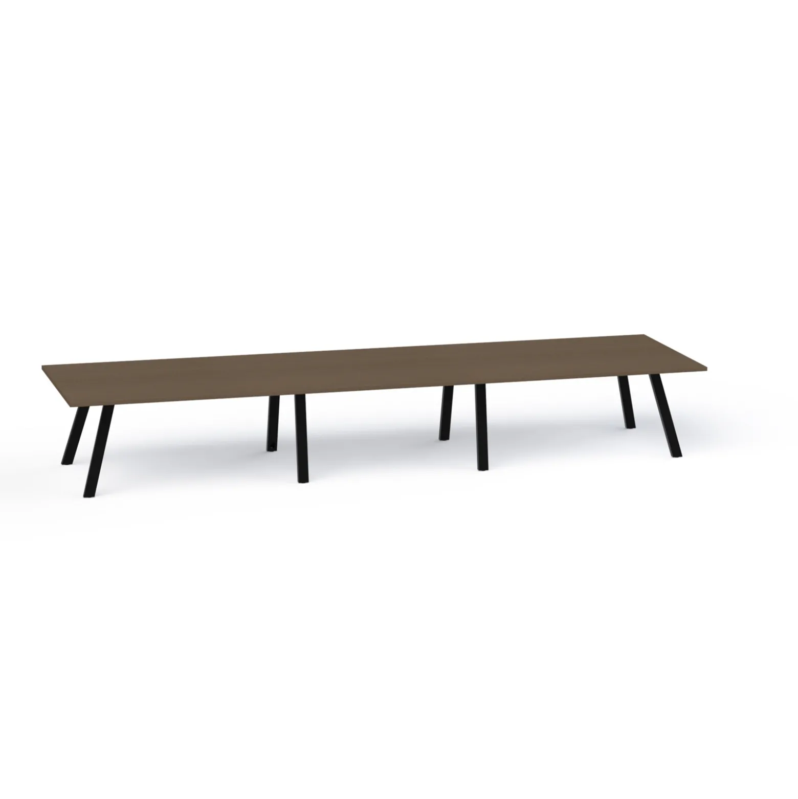 Plateaux Rectangular Powered Conference Table with 3MM Edge - 144W x 48D
