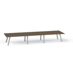 Plateaux Rectangular Powered Conference Table with 3MM Edge - 144W x 48D