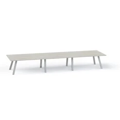 Plateaux Rectangular Powered Conference Table with 3MM Edge - 144W x 48D