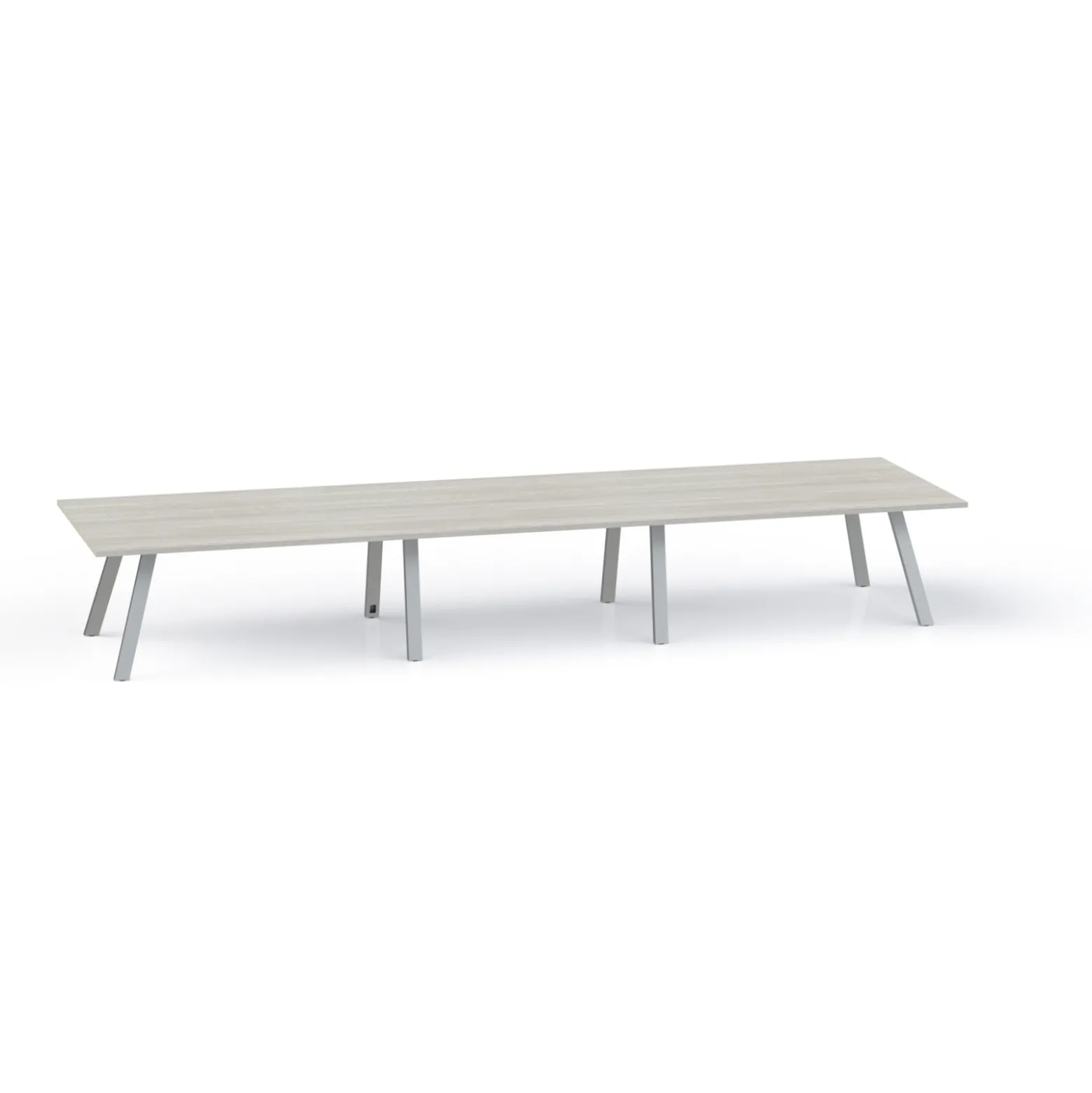Plateaux Rectangular Powered Conference Table with 3MM Edge - 144W x 48D