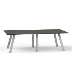 Plateaux Rectangular Powered Conference Table with Knife Edge - 96W x 48D