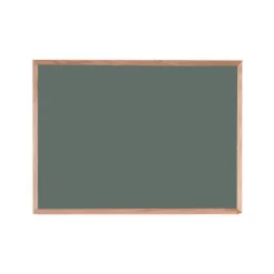 Porcelain Chalkboard with Oak Frame 48"x36"