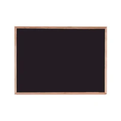 Porcelain Chalkboard with Oak Frame 48
