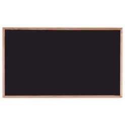 Porcelain Chalkboard with Oak Frame 60"x36"