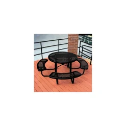 Portable Round Perforated Picnic Table