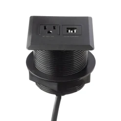 Power Source Charging Grommet with USB - 3" round