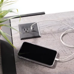 Power Source Charging Grommet with USB - 3" round