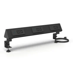 Power Source Triple Mounted Power Module - 6 Standard, 3 USB-A, 3 USB-C