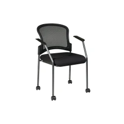 Pro-line ProGrid®Mobile Guest Chair with Arms and Casters