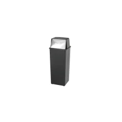 Push Top Trash Bin - 21 Gallon Capacity