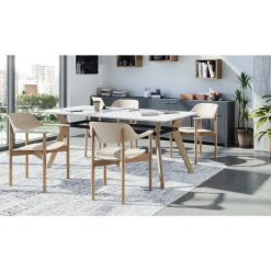 Rang Collaborative Wood Table - 42"Wx84"Dx30"H
