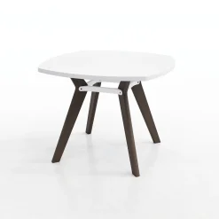 Rang Rounded Square Wood Table - 42