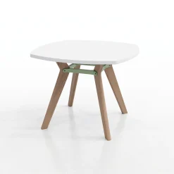 Rang Rounded Square Wood Table - 42