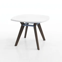 Rang Rounded Square Wood Table - 42