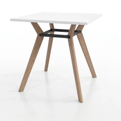 Rang Square Standing Height Wood Table - 4