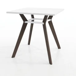 Rang Square Standing Height Wood Table - 4