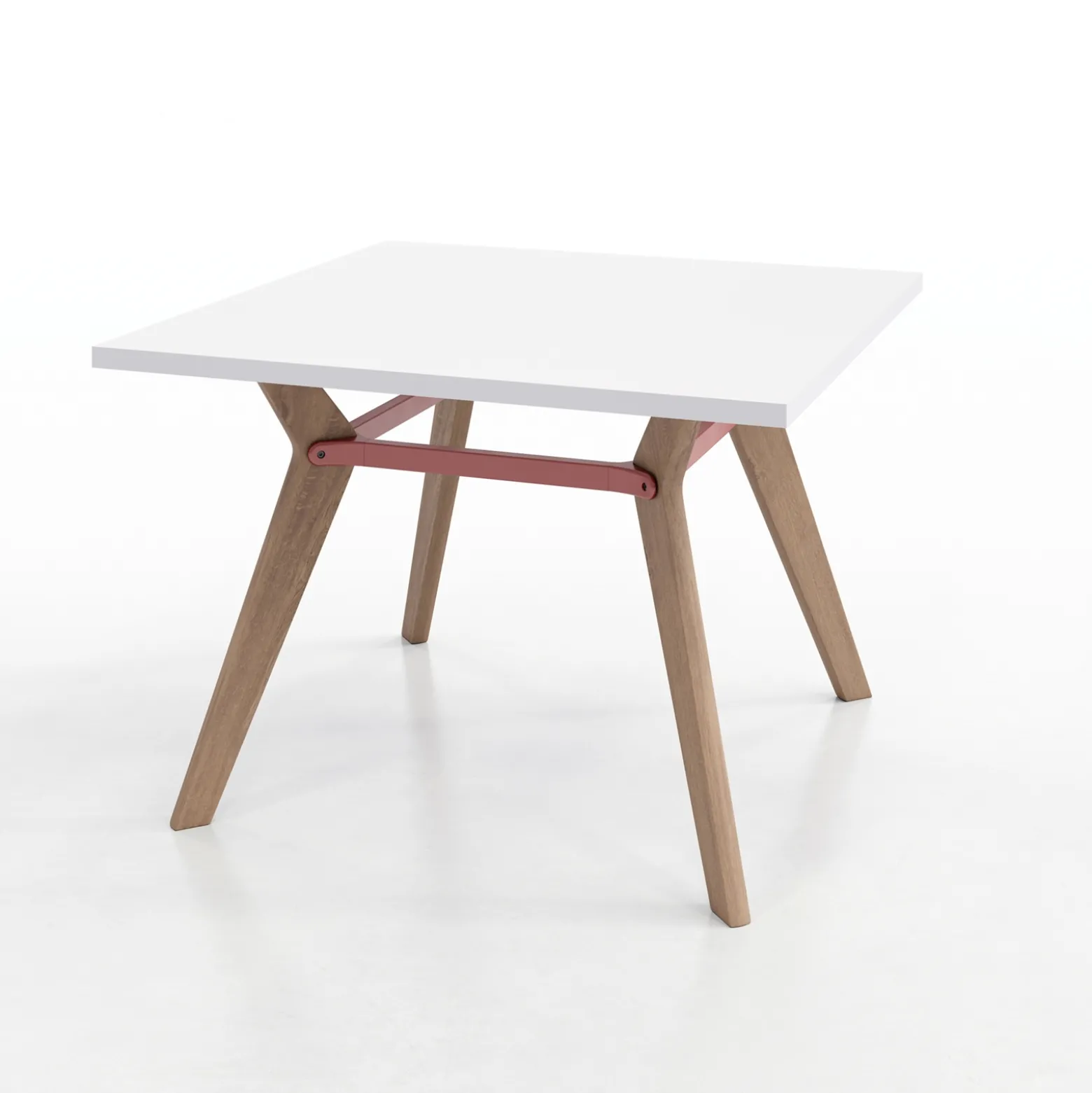 Rang Square Wood Table - 42"Wx30"H