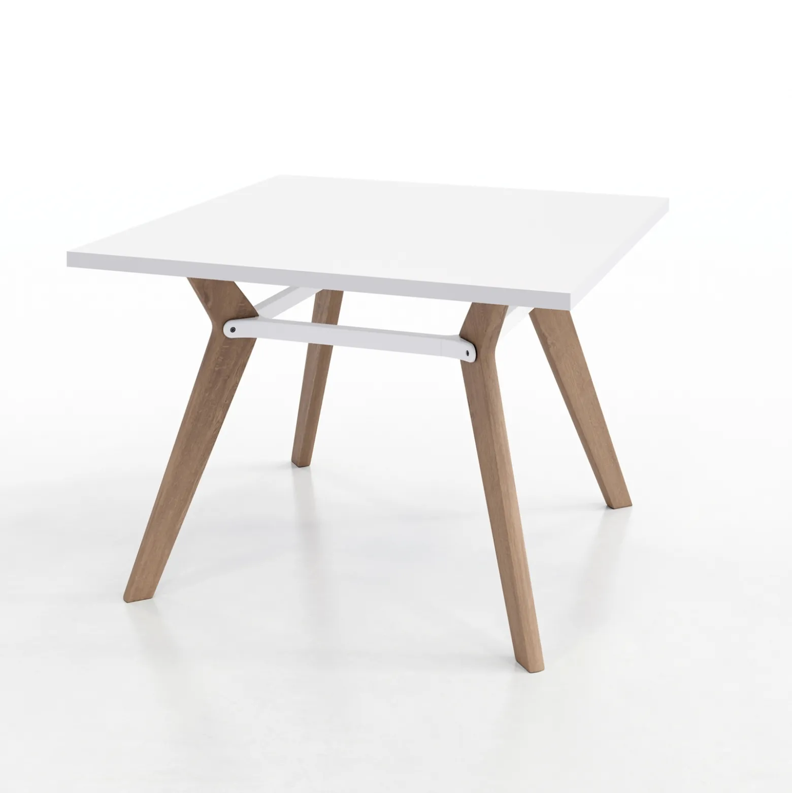 Rang Square Wood Table - 42"Wx30"H