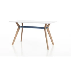Rang Standing Height Collaborative Wood Table - 36"Wx72"Dx42"H