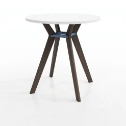 Rang Standing Height Round Wood Table - 42