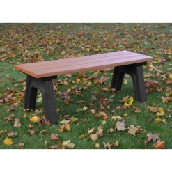 Recycled Plastic Economy Outdoor Bench - 4 Ft