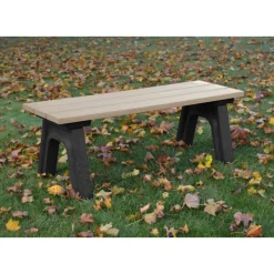 Recycled Plastic Economy Outdoor Bench - 4 Ft