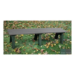 Recycled Plastic Economy Outdoor Bench - 6 Ft