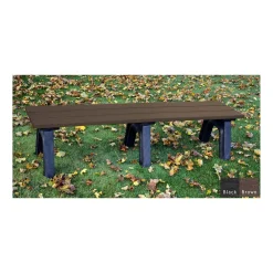 Recycled Plastic Economy Outdoor Bench - 6 Ft
