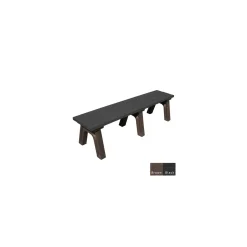 Recycled Plastic Flat Bench 6'