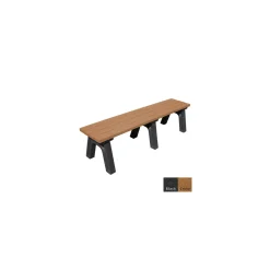 Recycled Plastic Flat Bench 6'