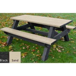 Recycled Plastic Standard Picnic Table 6'