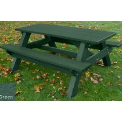 Recycled Plastic Standard Picnic Table 6'