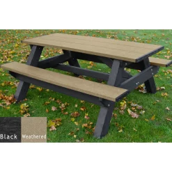 Recycled Plastic Standard Picnic Table 6'
