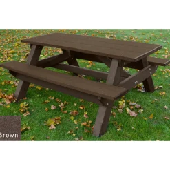Recycled Plastic Standard Picnic Table 6'