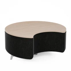Ripple Modular Crescent Bench with Table Top