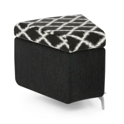 Ripple Modular Curved Piece with Upholstered Top