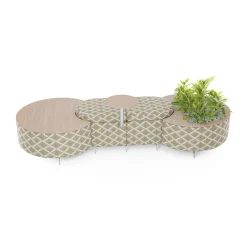 Ripple Modular Dog Bone with Planter