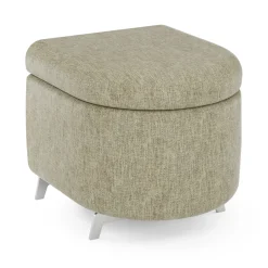 Ripple Modular End Piece with Upholstered Top