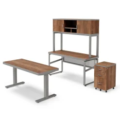Rivet 60" Adjustable-Height Desk Office Set