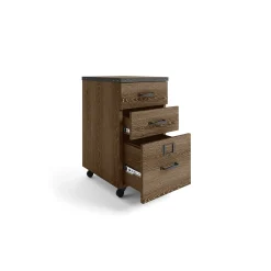 Rivet 3 Drawer Mobile File Pedestal - 16