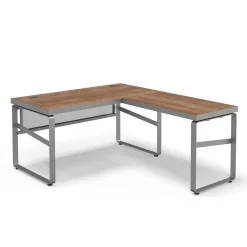 Rivet 59" L-Shaped Writing Desk – 59"Wx71"D
