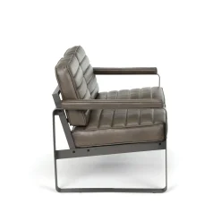 Rivet Faux Leather 2 Seat Loveseat