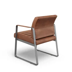 Rivet Faux Leather Guest Chair