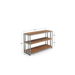 Rivet 3-Tier Bookcase – 30"H