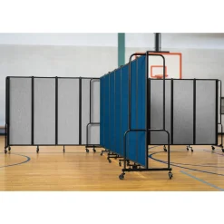 Robo Dividers Mobile Room Divider - Seven Section PET - 6'H